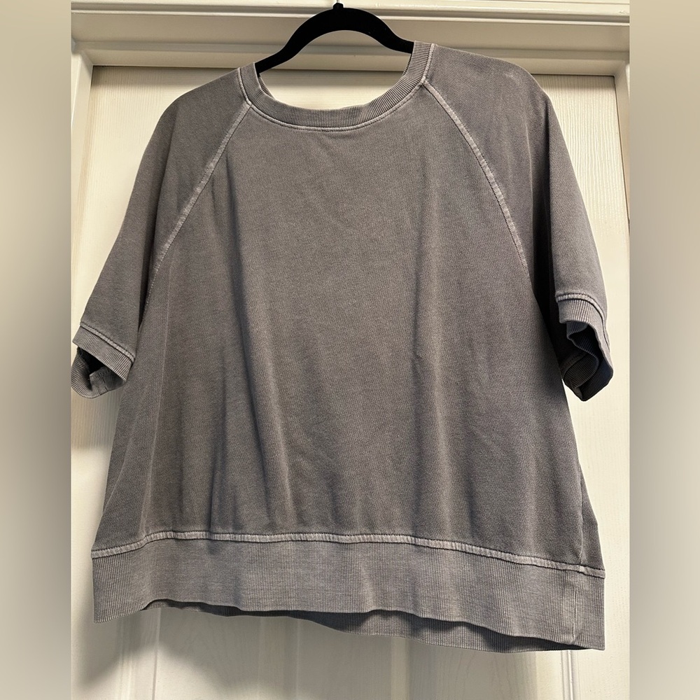 Old Navy Heather Gray Knit Top